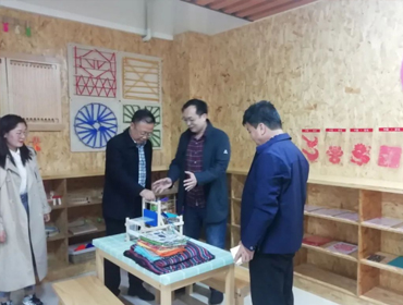山西晋城研学游考察团莅临圣匠鲁班参观指导工作