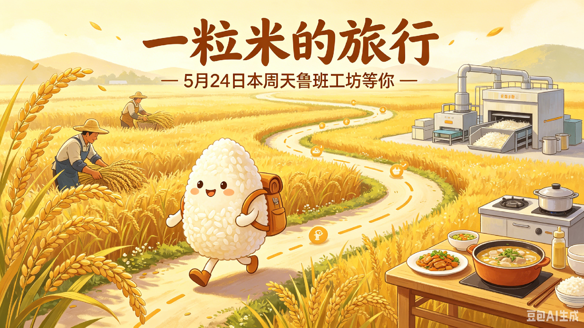 鲁班工坊丨一粒米的奇妙旅行，探索营来啦